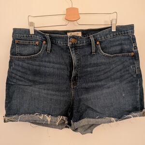 Madewell Dark Blue Jean Shorts